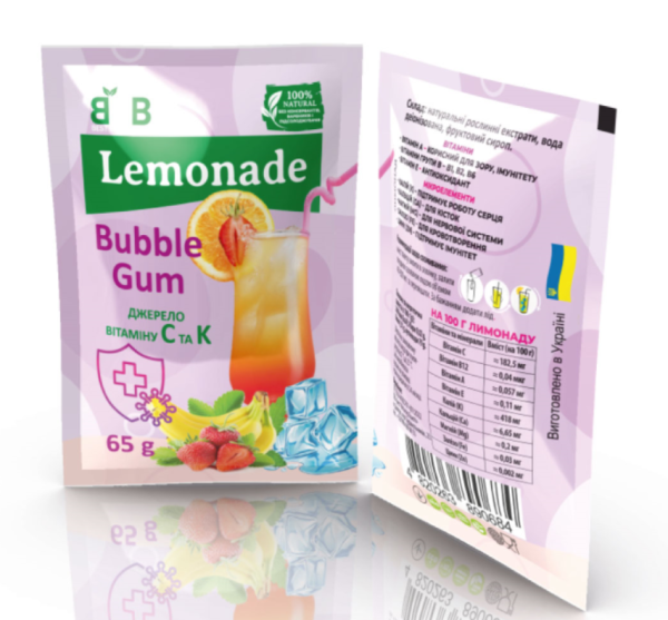 ЛИМОНАД «Bubble Gum» — BVB